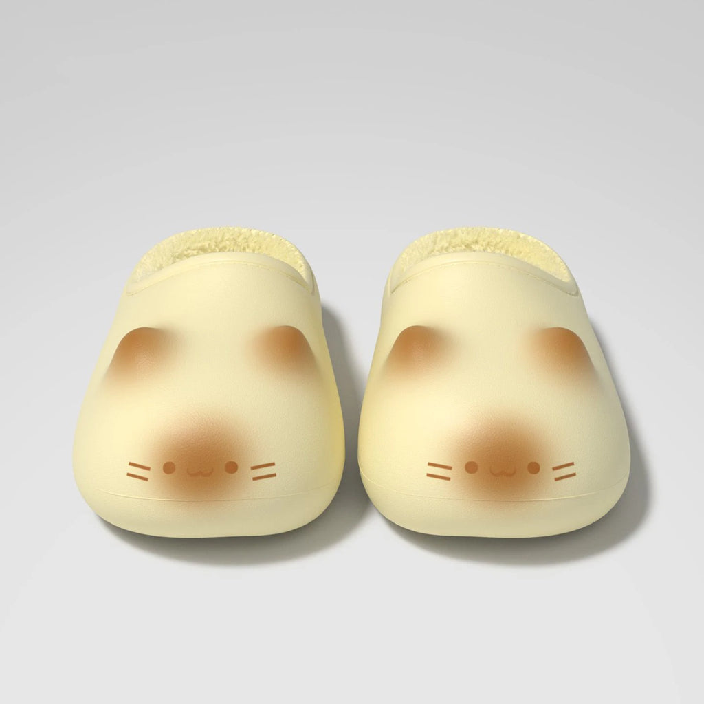 Lorilury Cat Plush Women's Slippers – Non-Slip Waterproof Mules Indoor House Slippers Axl