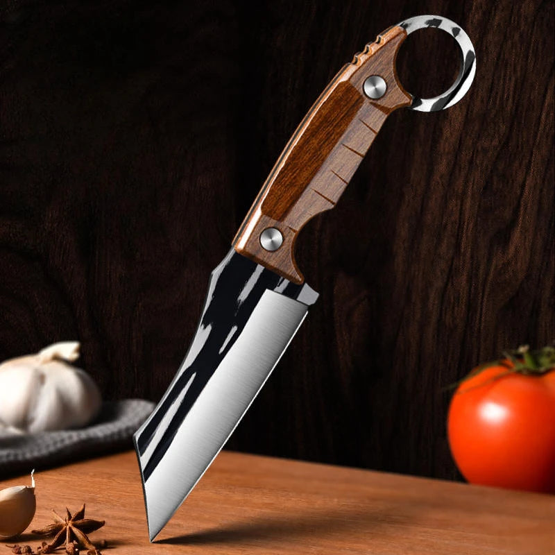 Hand-Forged Carbon Steel Boning & Multipurpose Kitchen Knife Kitchen Boning Knife Axl KNIFE C China Mainland