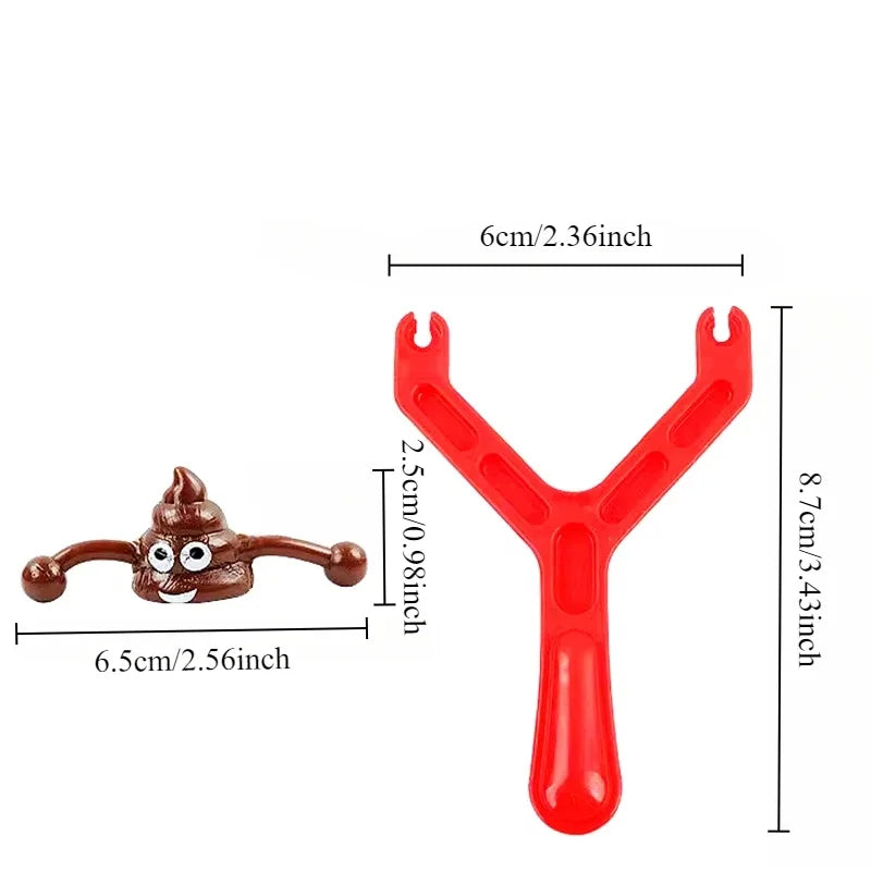 8-Set Catapult Poop Shooting Toy – Kids Party Carnival Gift Novelty Catapult Toy Axl