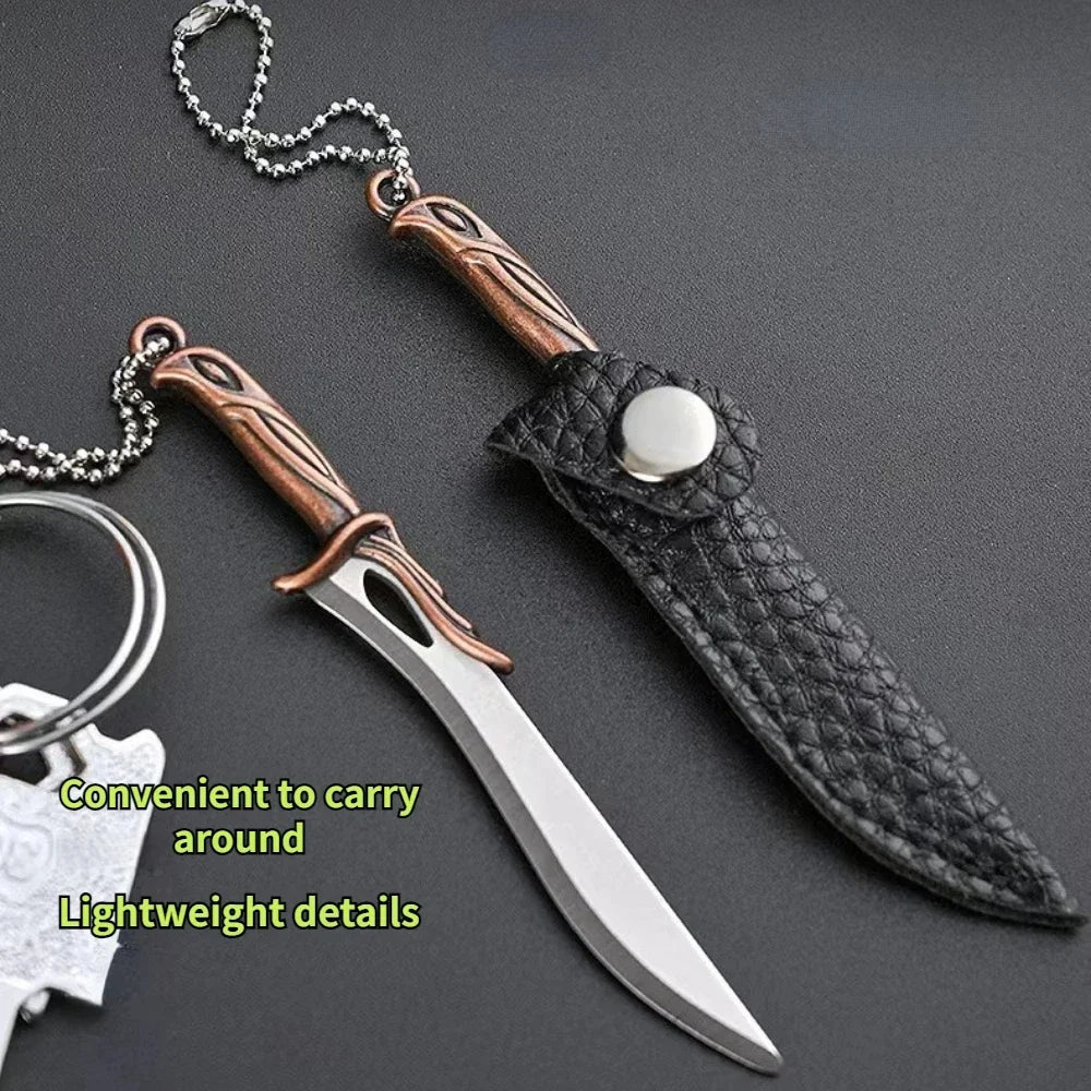 Mini Keychain Pocket Knife – Stainless Steel EDC Box Cutter Keychain Pocket Knife Axl