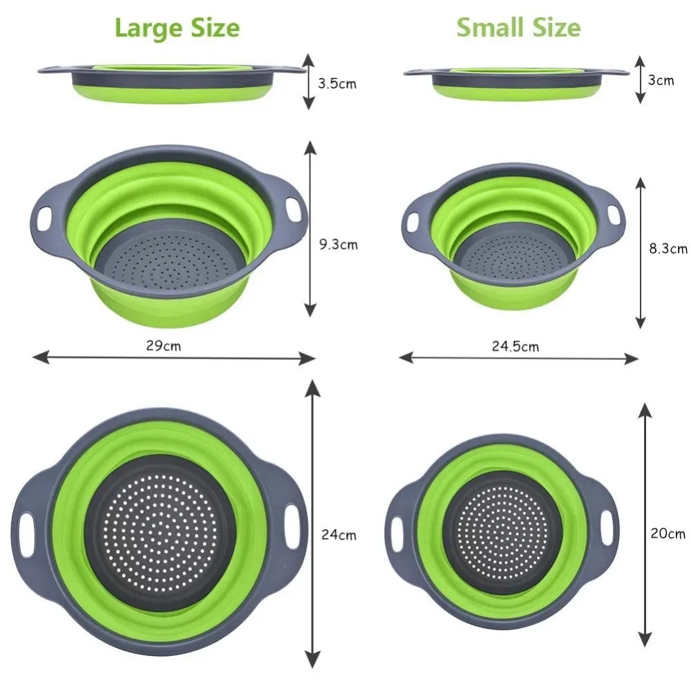 Extendable Collapsible Kitchen Colander Strainer Long Handle Kitchen Colander Strainer Axl