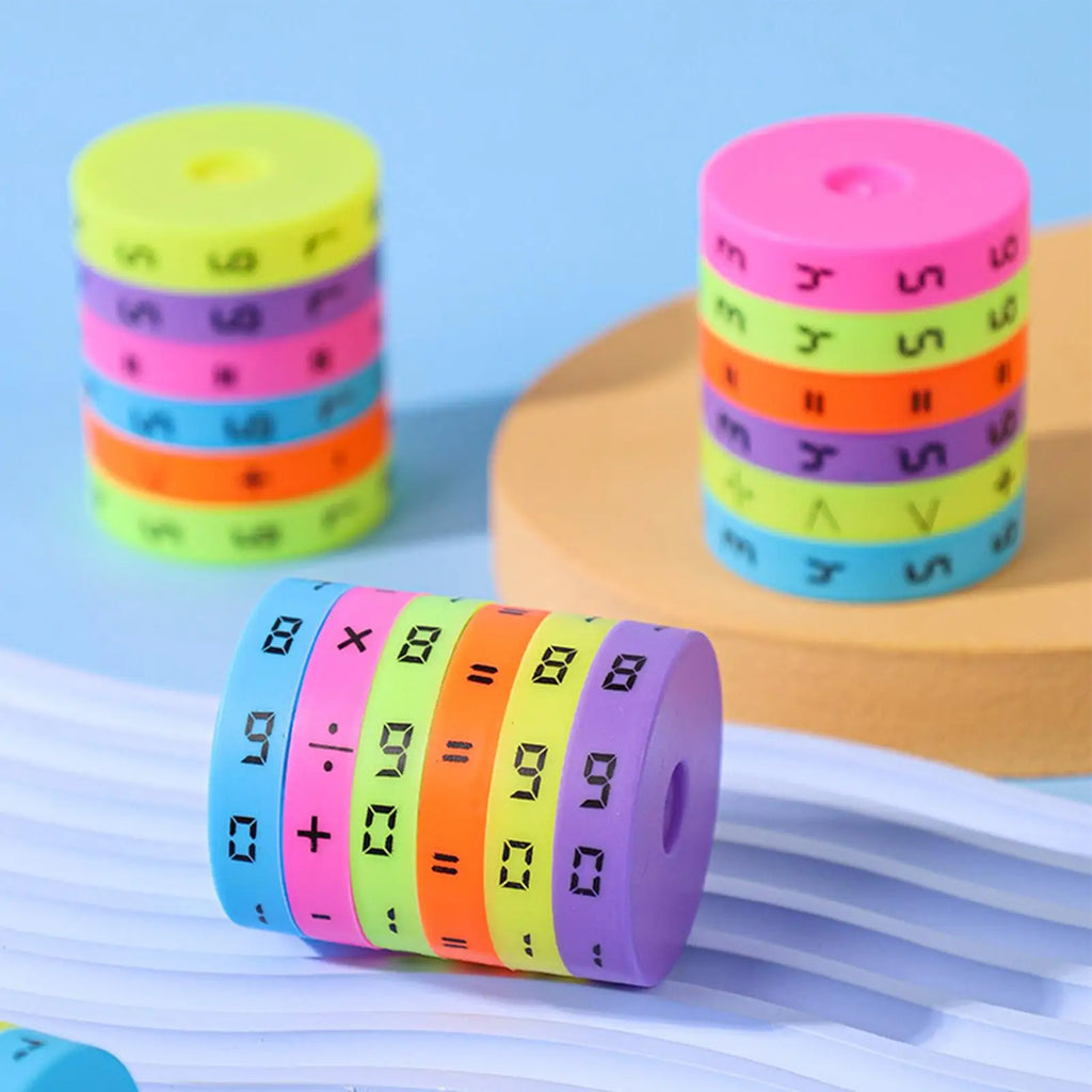 Math Arithmetic Cube – Colorful Number Learning Toy for Kids Educational Math Toy Axl