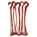 10-Pack 36cm Plant Hanger Hooks for Flower Pots & Baskets Plant Hanger Hooks Axl Wine red