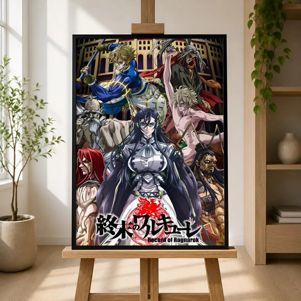 Record of Ragnarok Poster – HD Self-Adhesive Anime Wall Art Anime Wall Poster Axl