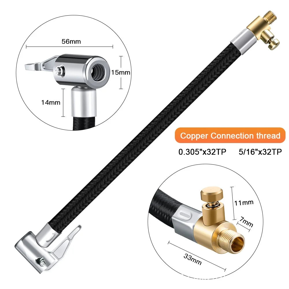 M6 Locking Air Chuck & Hose – Tire Inflation Adapter Tire Inflation Chuck Axl