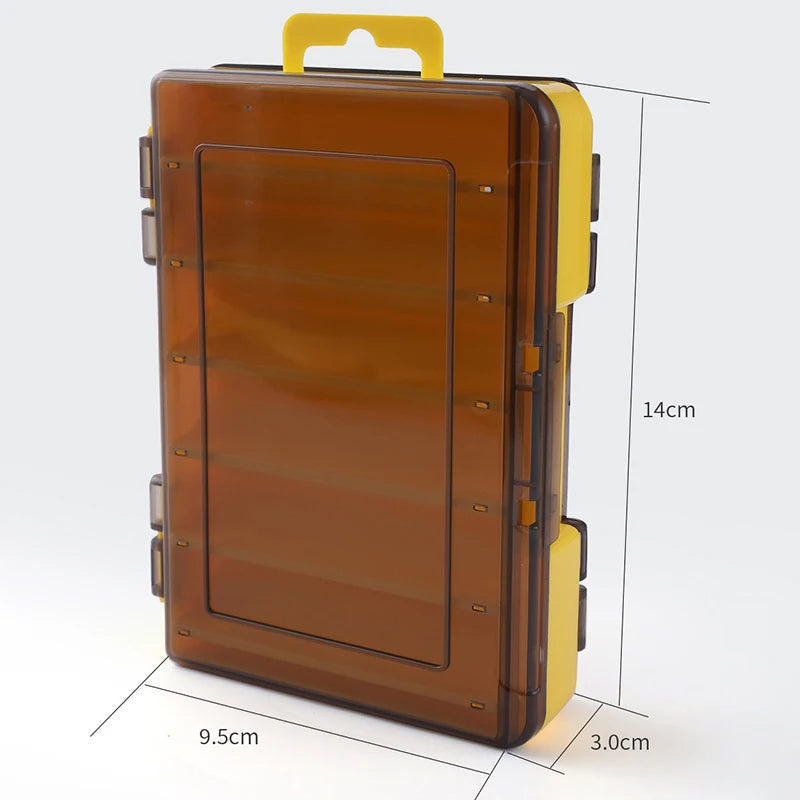 Double-Sided Waterproof Fishing Tackle Box – Lure Storage Case Fishing Tackle Box Axl