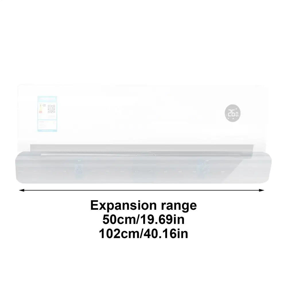 Retractable AC Wind Deflector – Wall-Mounted, Tool-Free AC Wind Deflector Axl 1pcs