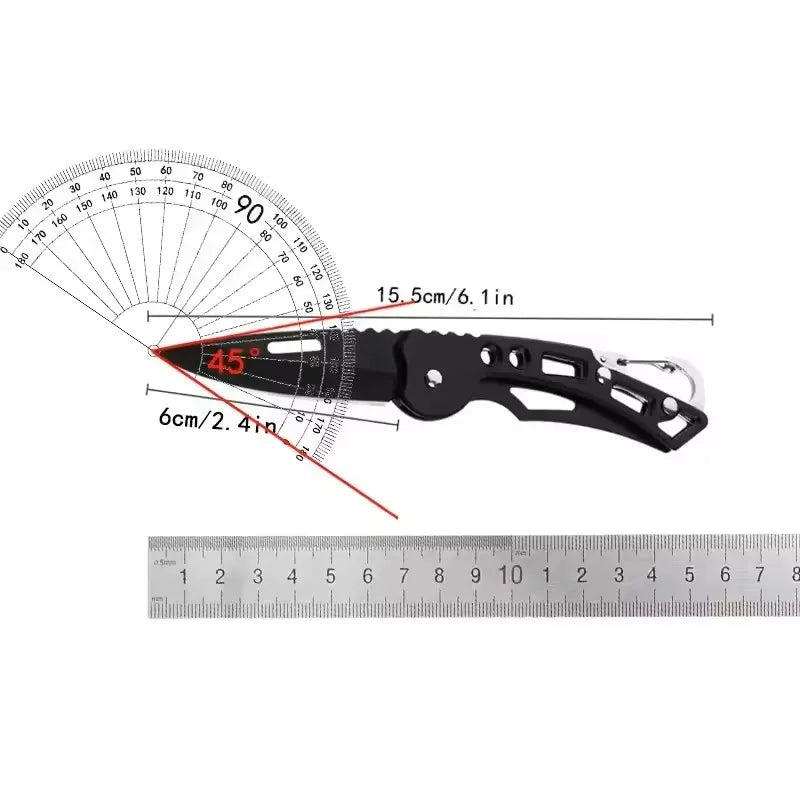 Folding Pocket Knife – Carbon Steel Camping & Survival Tool Folding Pocket Knife Axl