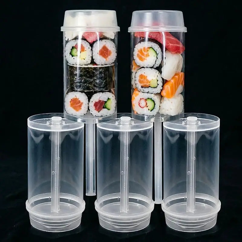Sushi Push Box Mold 10/20 Pcs – Cylinder Push-Up Container Sushi Push Mold Axl