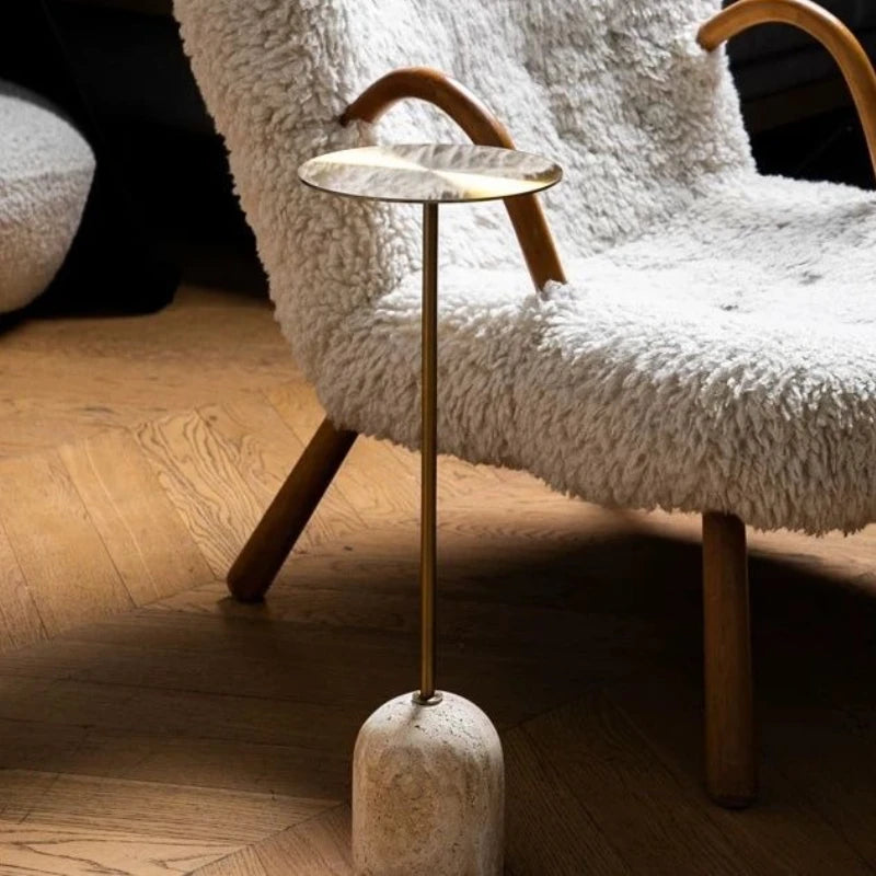 Modern Round Stainless Steel Side Table | Nordic Mini Coffee Table Round Side Table Axl