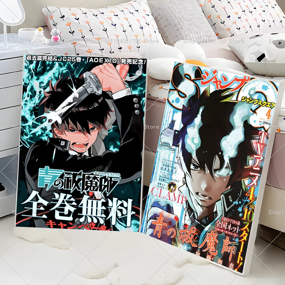 Blue Exorcist Anime Poster – Self-Adhesive Waterproof Wall Art Anime Wall Poster Axl