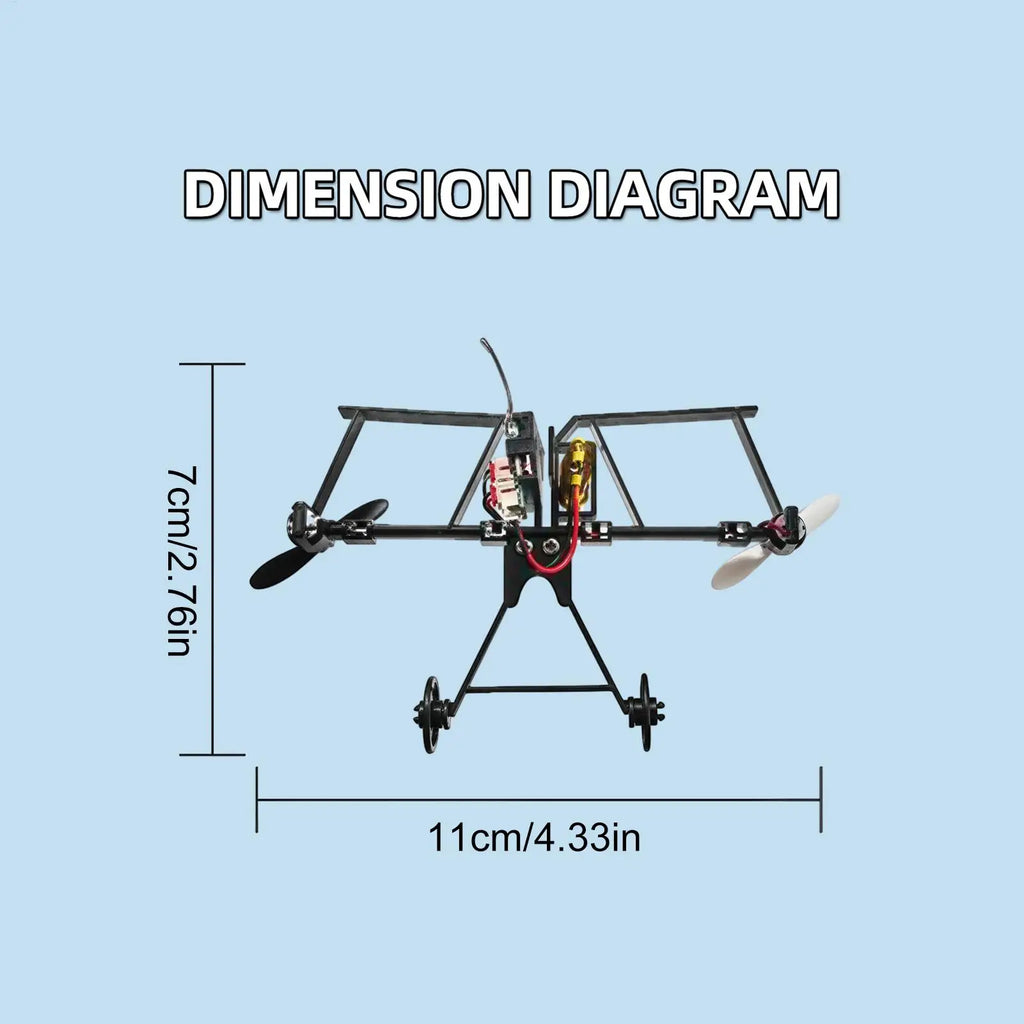 RC Paper Airplane Motor Kit – DIY Remote Control Plane for Kids RC Airplane Kit Axl