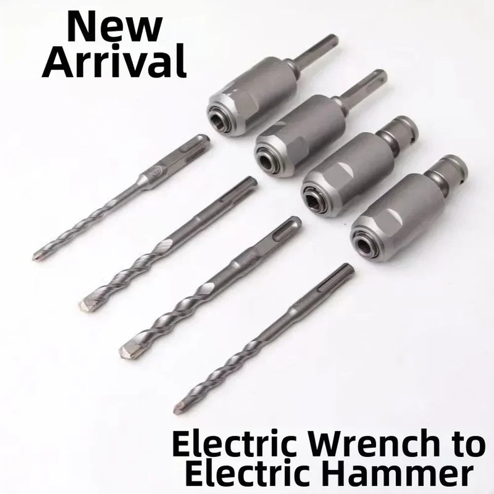 Electric Hammer Drill Adapter – Square & Round Handle Converter Drill Adapter Axl