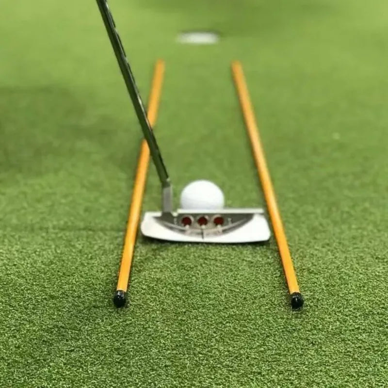 Collapsible Golf Alignment Sticks & Swing Trainer Set Golf Training Aid Axl
