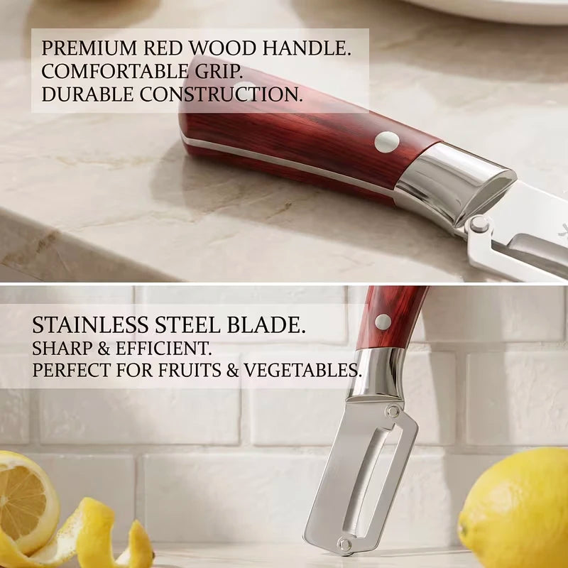Stainless Steel Vegetable Peeler Set – Potato, Carrot & Fruit Vegetable Peeler Set Axl