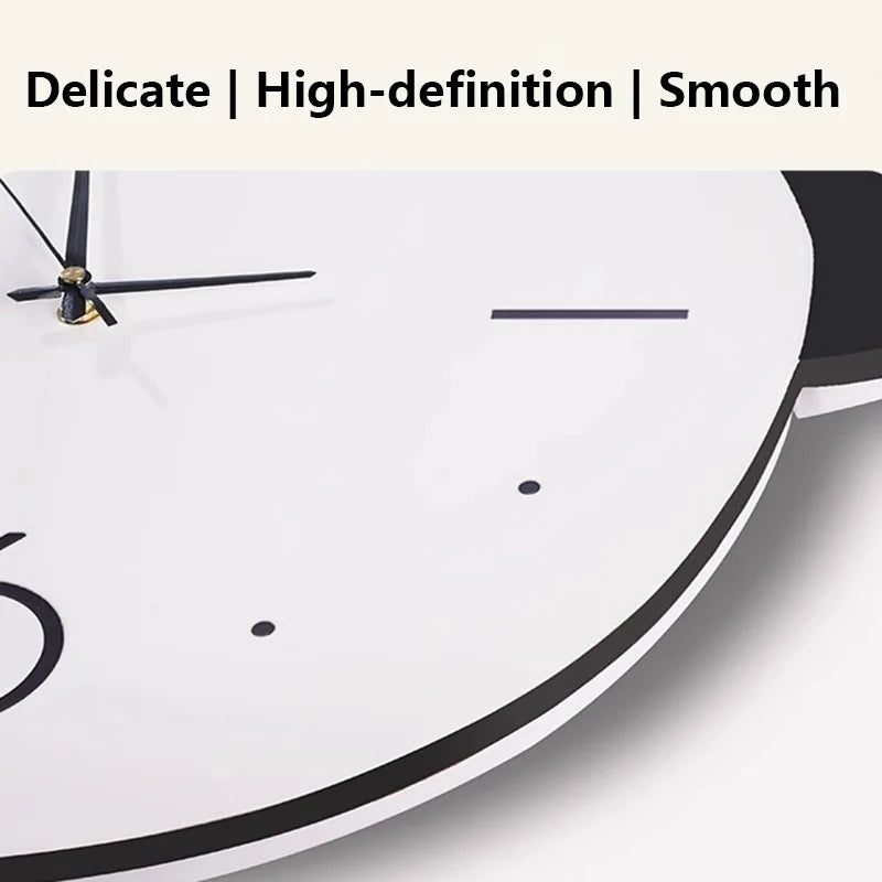 Oeny Large Luxury Wood Wall Clock – Engraved Bamboo Decor Wood Wall Clock Axl