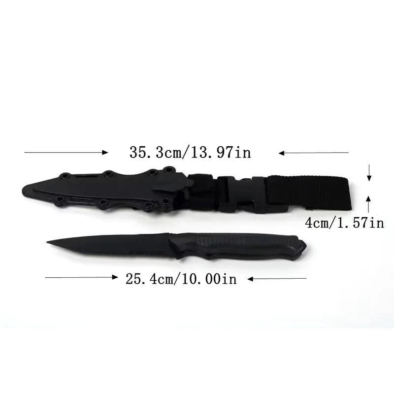 M50 Tactical Rubber Dagger – Soft Training Prop & Cosplay Toy Tactical Training Prop Axl