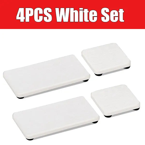 4-Pack Diatomite Stone Quick-Dry Sink Trays & Organizer Set Sink Tray Organizer Axl 4PCS White Set L