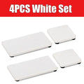 4-Pack Diatomite Stone Quick-Dry Sink Trays & Organizer Set Sink Tray Organizer Axl 4PCS White Set L