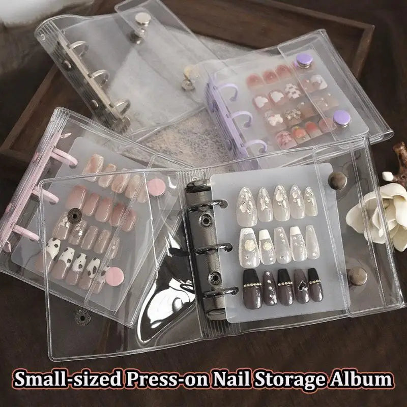 Fake Nail Storage Book – Display Board & DIY Album Organizer Nail Art Organizer Axl