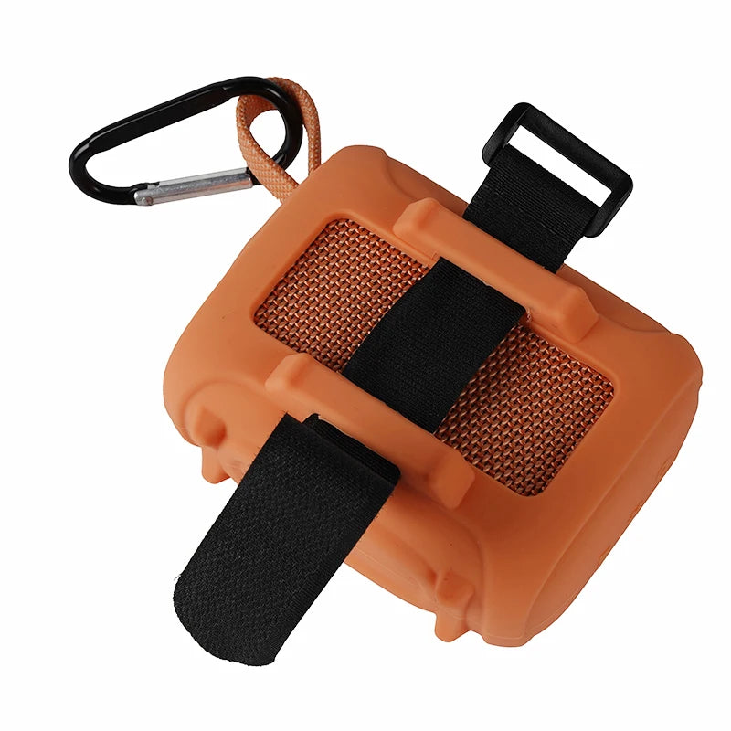 Silicone Case for JBL GO 5 Speaker with Hook & Strap Speaker Protective Case Axl