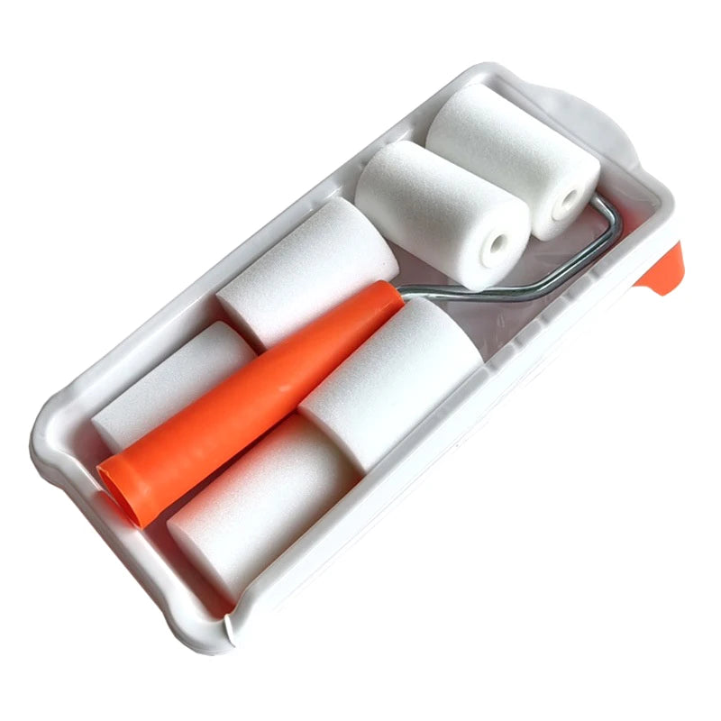 2-Inch Foam Paint Roller Kit with Tray & Liners | Wall & Craft Paint Roller Kit Axl Default Title