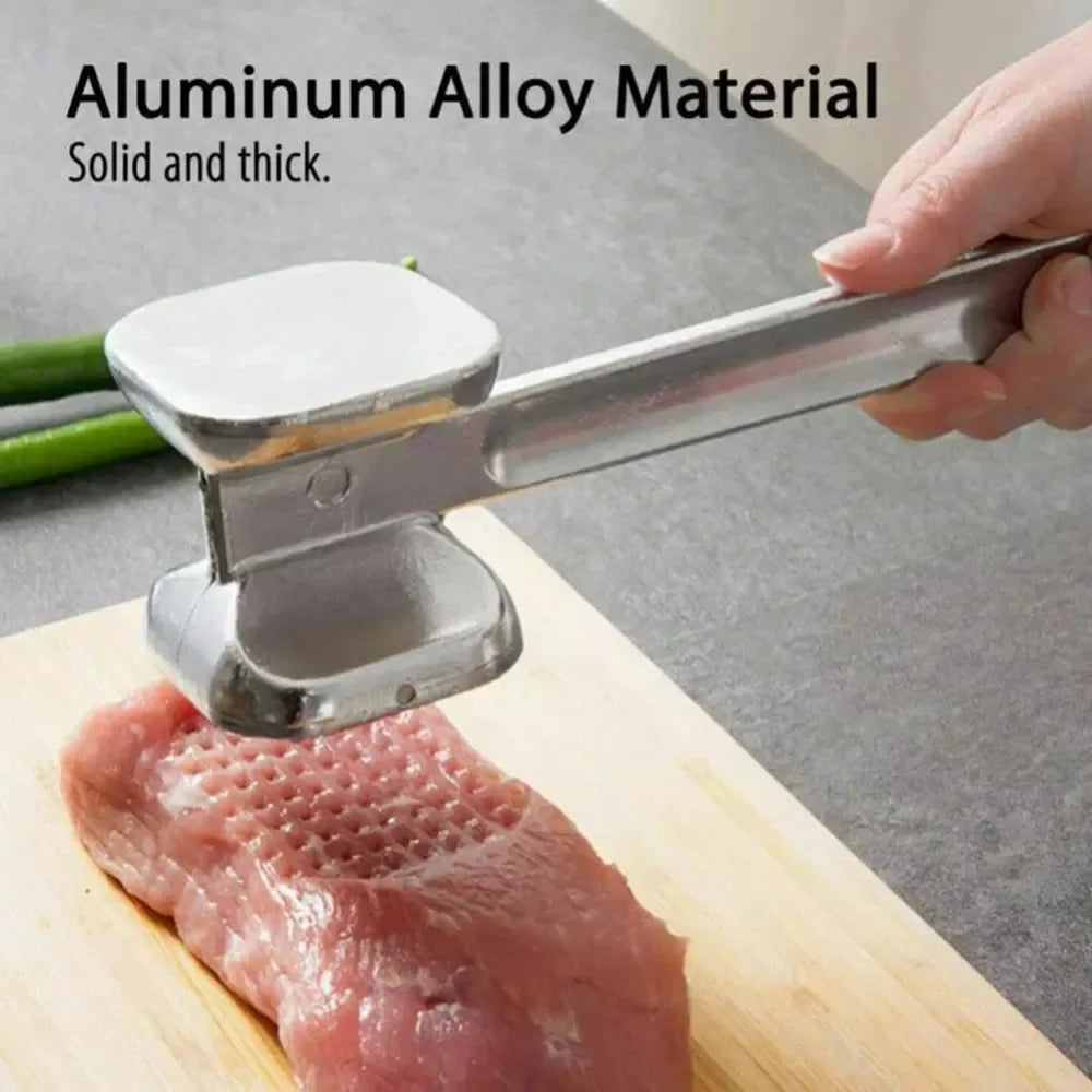 Double-Sided Stainless Steel Meat Tenderizer Mallet Meat Tenderizer Mallet Axl