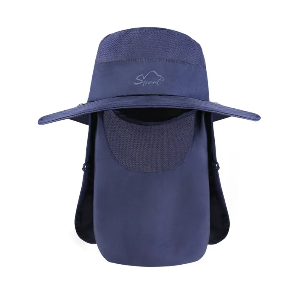 UV Fisherman Hat – Removable Neck Flap, Visor & Sun Cover Sun Protection Hat Axl style 4