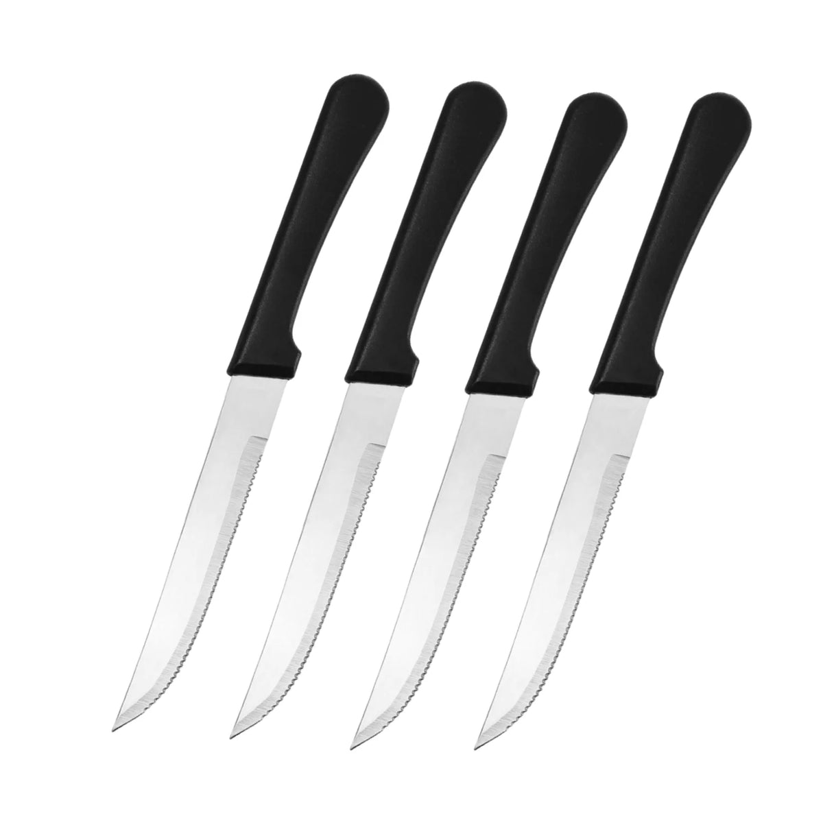 Stainless Steel Steak Knife – Dishwasher Safe PP Handle Steak Knife Axl 4 Pc