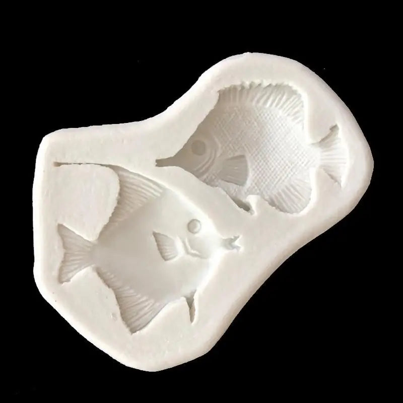 Fish Shape Silicone Mold – Fondant Candy Chocolate Baking Silicone Baking Mold Axl