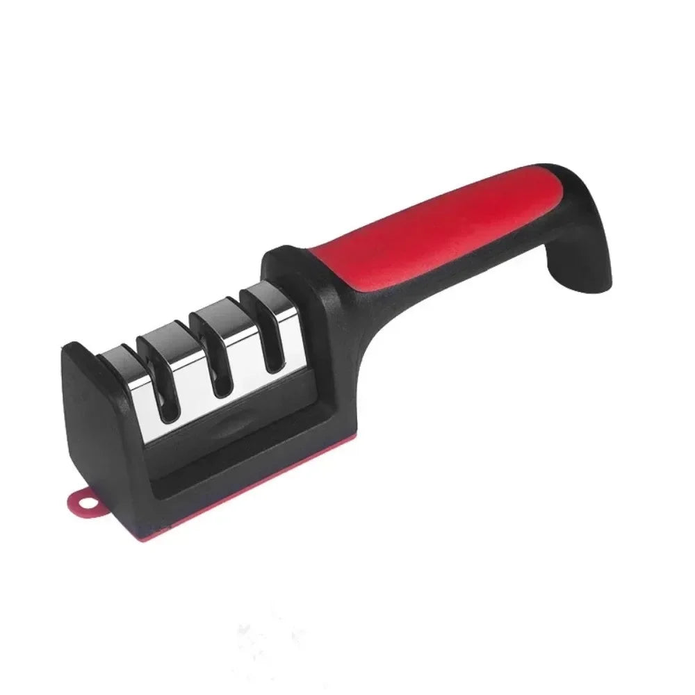 3-Stage Handheld Knife Sharpener – Tungsten Carbide Kitchen Tool Knife Sharpener Axl 1pcs-3S L