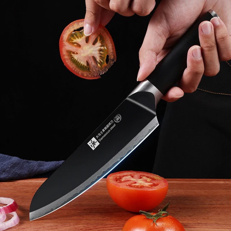 PLYS Damascus Steel Chef Knife – Multi-Purpose Kitchen Knife Damascus Chef Knife Axl