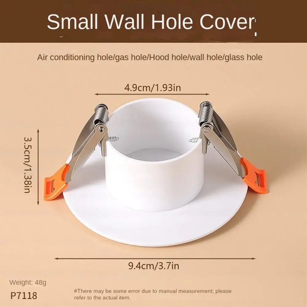 Round Hole Cover Plate for Ceiling & Wall – Snap-In Cap Hole Cover Plate Axl A