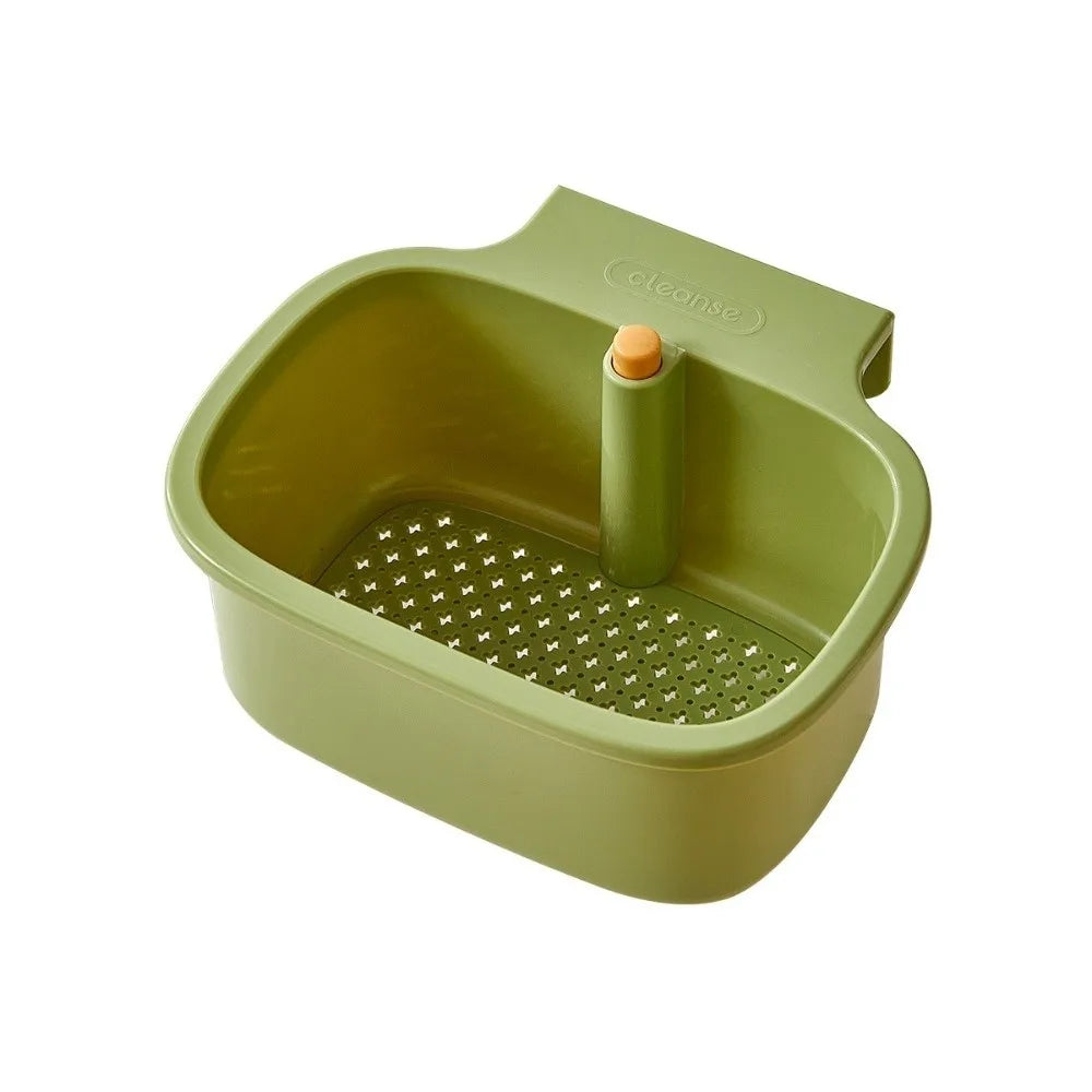 Push-Type Kitchen Sink Filter Basket – Anti-Leak Drain Strainer Sink Filter Basket Axl Green 3
