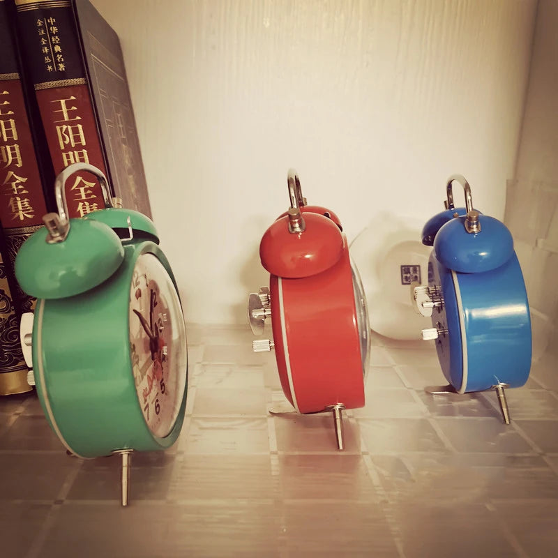 Vintage Mechanical Alarm Clock – Animated Chicken Metal Desk Clock Mechanical Alarm Clock Axl
