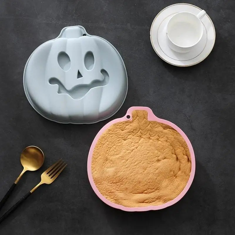 8-Inch Halloween Pumpkin Silicone Cake Mold | Mousse Baking Silicone Cake Mold Axl