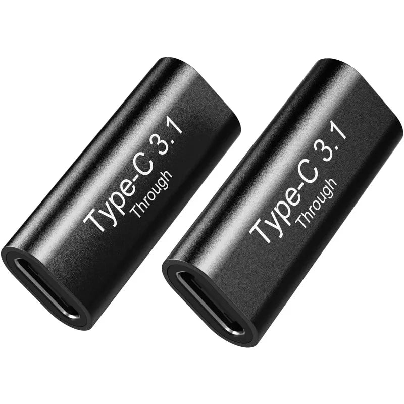 2-Pack USB-C to USB-C Adapter – 4K, 10Gbps & Fast Charging USB-C Adapter Axl 2pcs