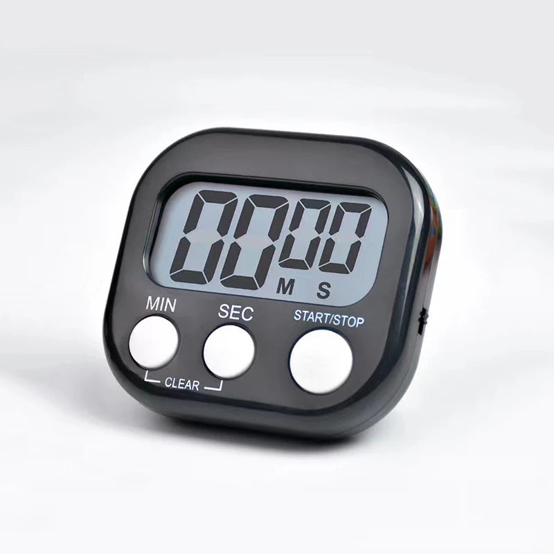 Magnetic Digital Kitchen Timer with Stand – 99-Min Countdown Digital Kitchen Timer Axl black