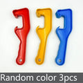 3-Pack Plastic Paint Can Opener Wrench – 5-Gallon Lid Tool Paint Can Opener Axl Random color 3pcs