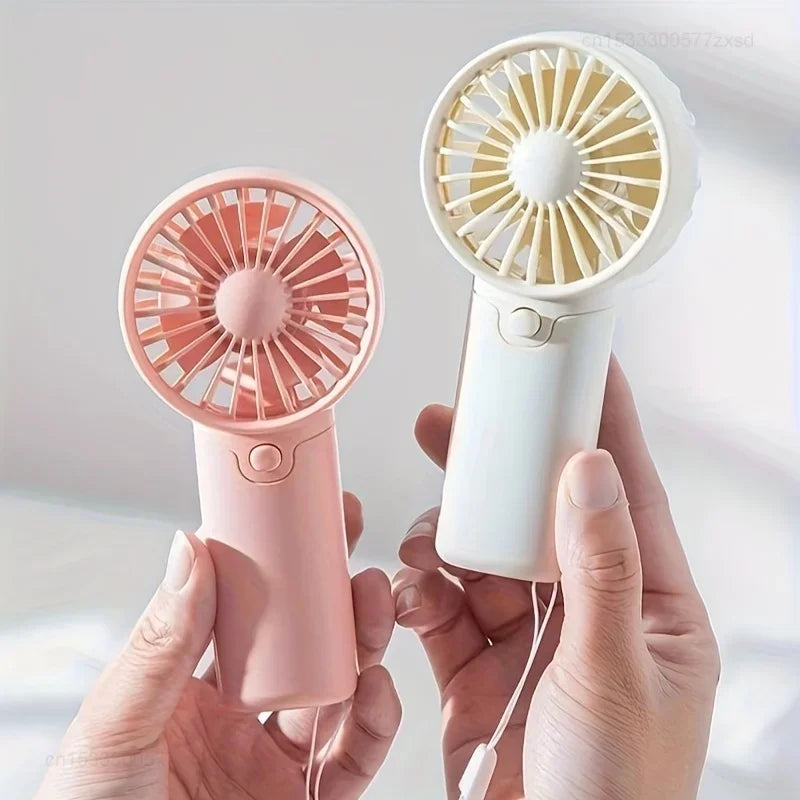 Cute Mini Portable Handheld Fan – Pocket Fan with Lanyard Portable Handheld Fan Axl