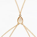 Multilayer Tassel Bead Belly Chain – Crystal Waist Body Chain Body Chain Jewelry Axl Gold