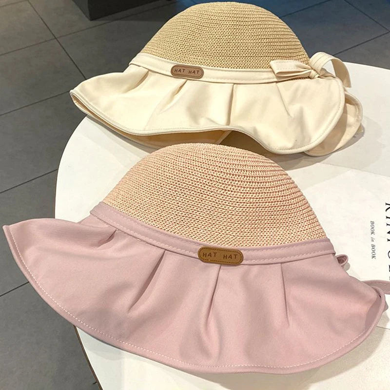 Women's Wide Brim Bucket Hat – UV Protection Beach Sun Cap Women's Sun Hat Axl