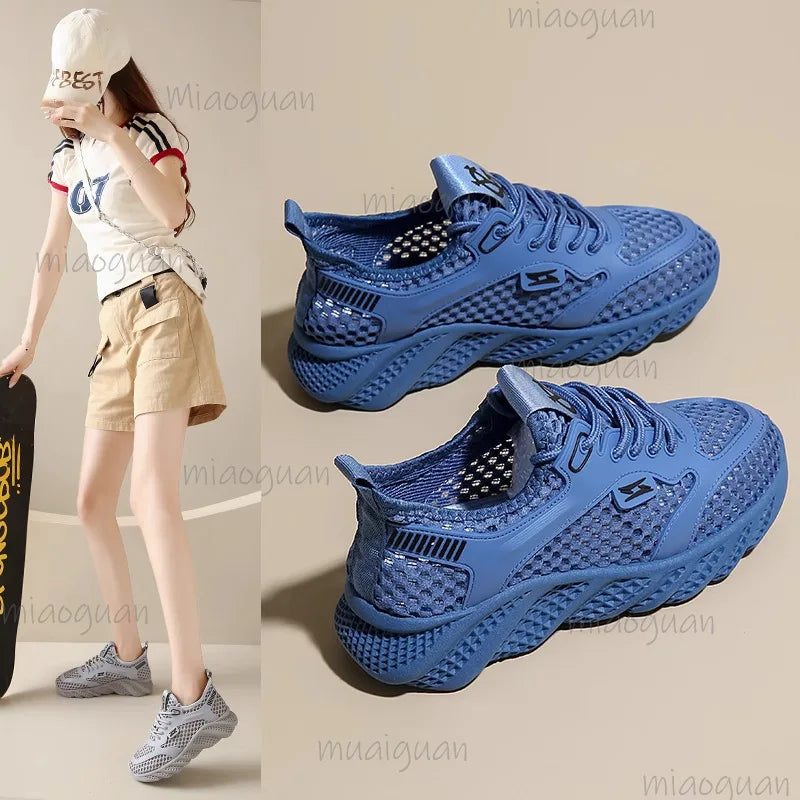 Women's Mesh Breathable Sneakers – Lightweight Walking Shoes Women's Sneakers Axl