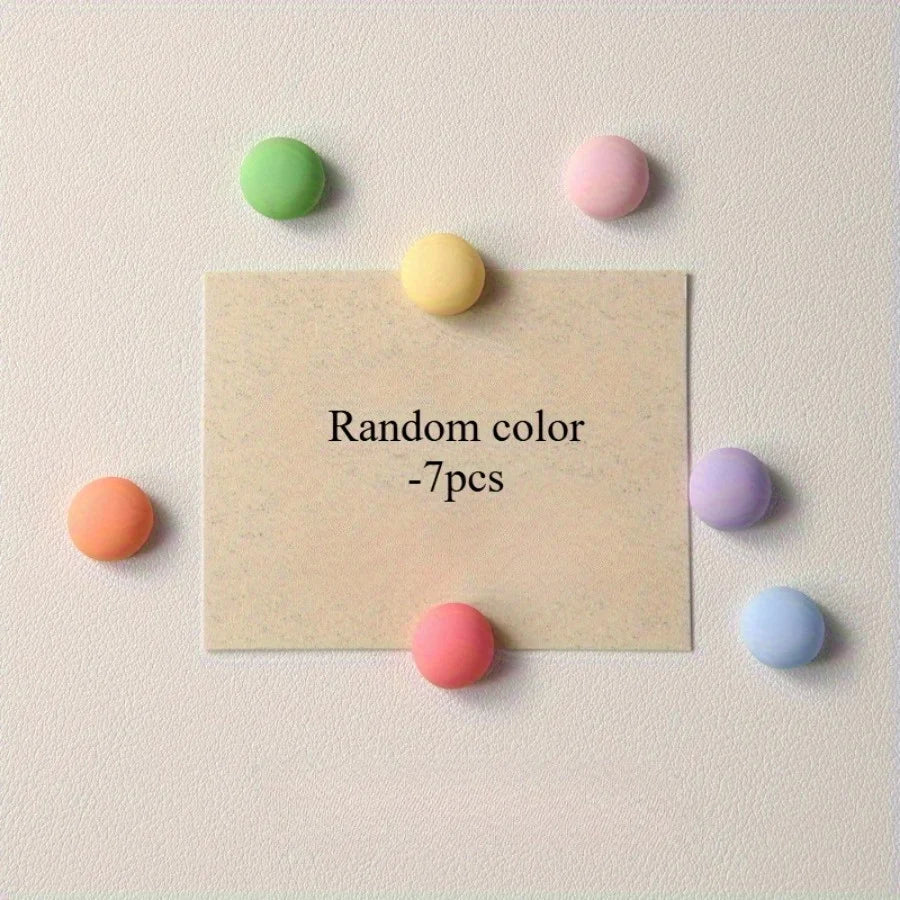 Colorful Star Fridge Magnets Set – 14 or 21 Round Resin Pieces Decorative Fridge Magnets Axl
