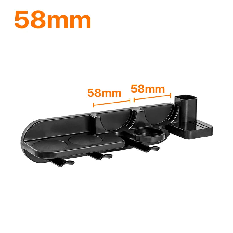Wall-Mounted Espresso Organizer – Portafilter & Tamper Holder Coffee Accessories Organizer Axl 58mm - 1PC