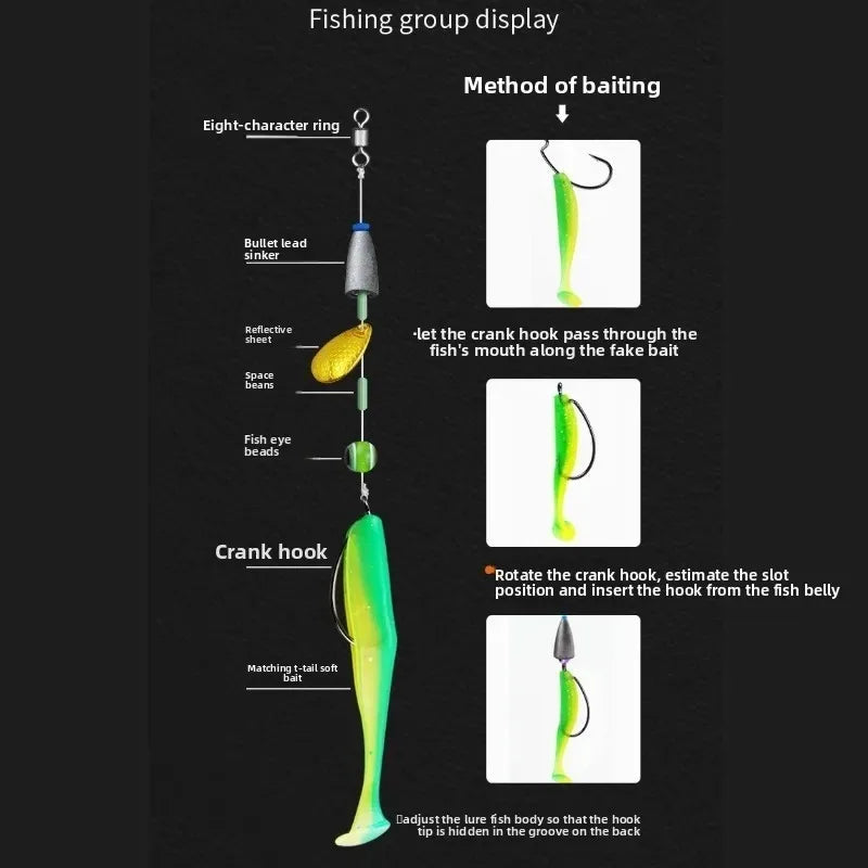 10-Pack Texas Rig Straight Shank Hooks – Wide Bend Soft Bait Fishing Hooks Axl