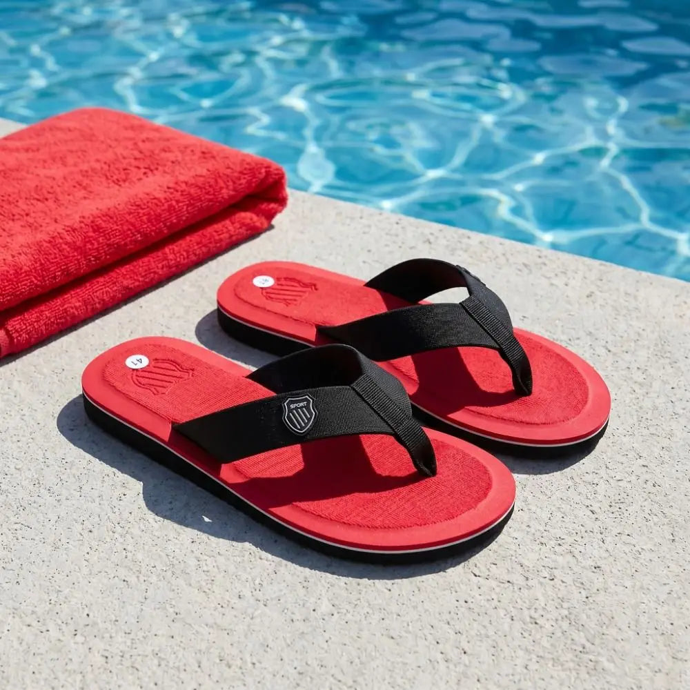 Men's EVA Flip Flops – Soft Sole Beach Sandals & Slippers Men's Flip Flops Axl