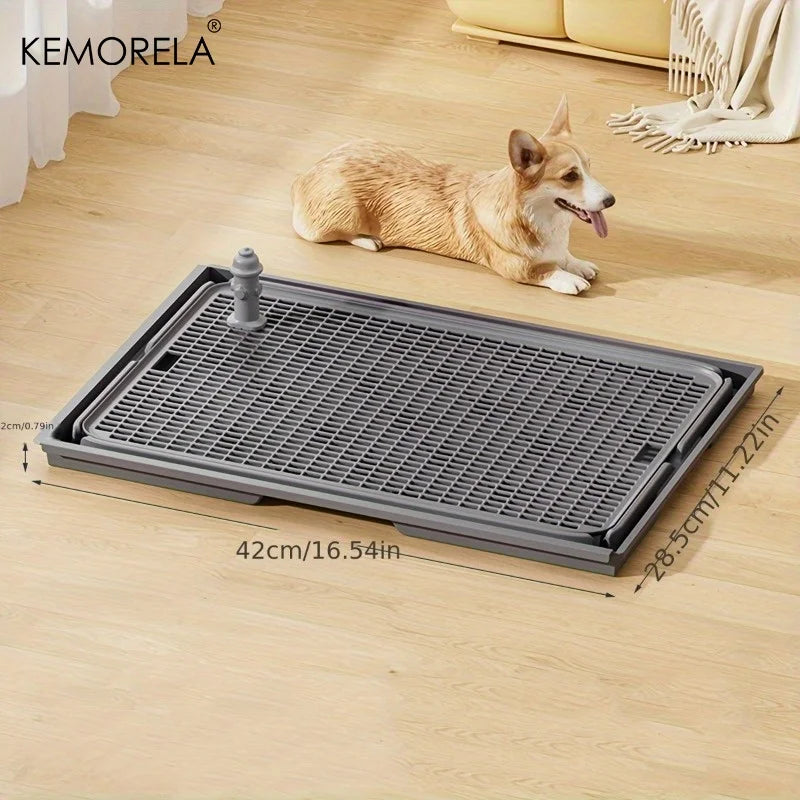KEMORELA 2-in-1 Dog Potty Tray & Cat Litter Mat Non-Slip Pet Potty Tray Mat Axl