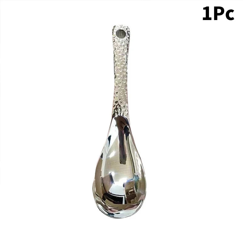 Stainless Steel Soup Spoon – Deep Bowl Mirror Polish Flatware Flatware Spoon Axl A