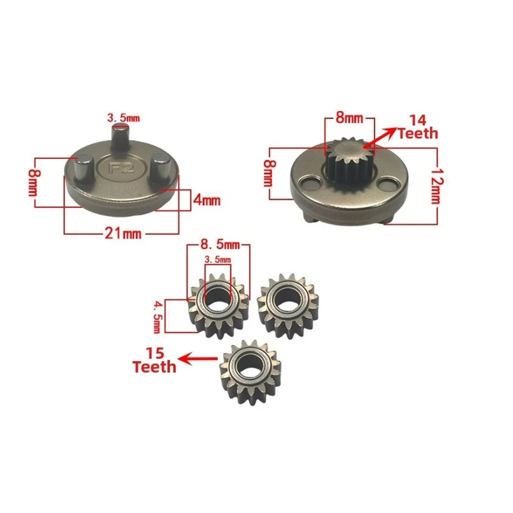 Gearbox Kit for Electric Pruner – 40:1 50:1 Reduction Ratio Pruner Gearbox Kit Axl
